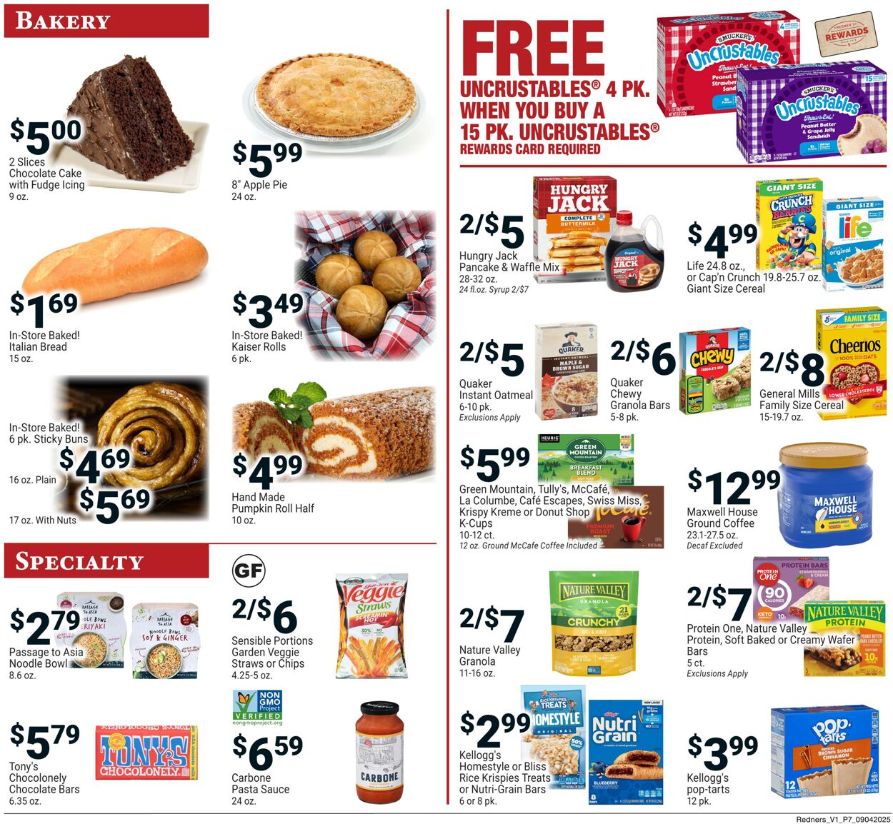 Weekly ad Redner's Markets 09/04/2025 - 09/10/2025