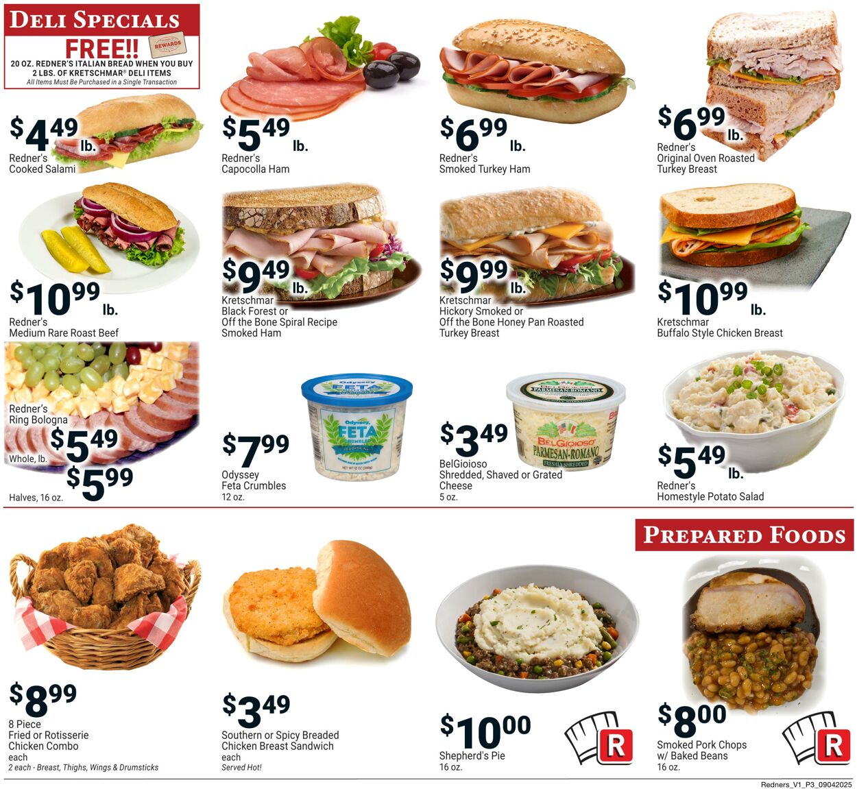 Weekly ad Redner's Markets 09/04/2025 - 09/10/2025