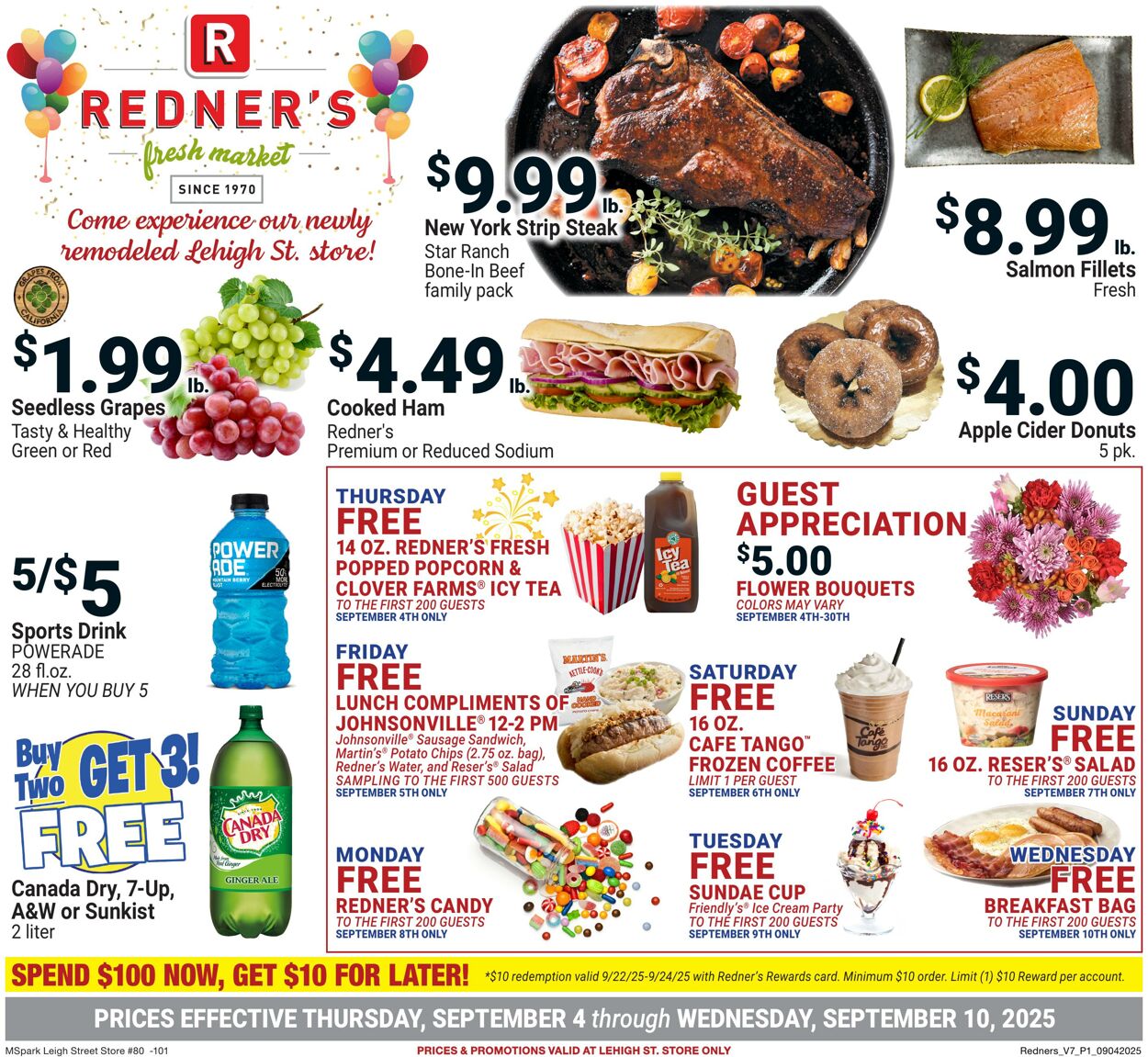 Weekly ad Redner's Markets 09/04/2025 - 09/10/2025