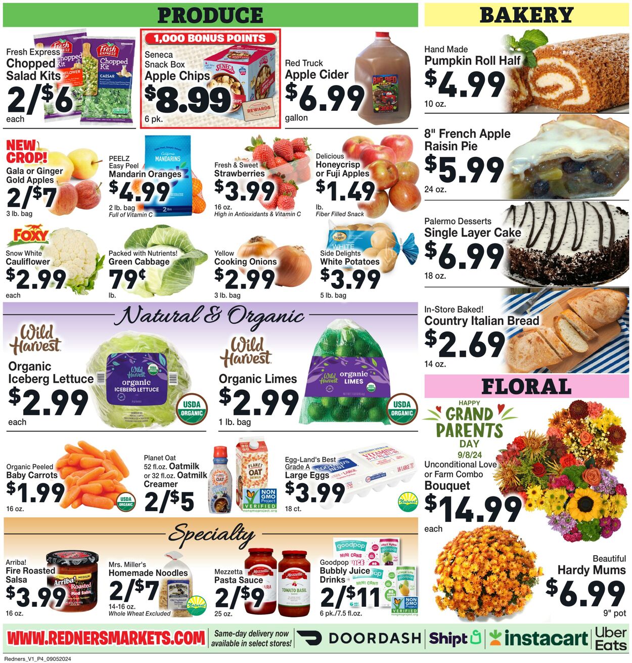 Weekly ad Redner's Markets 09/05/2024 - 09/11/2024