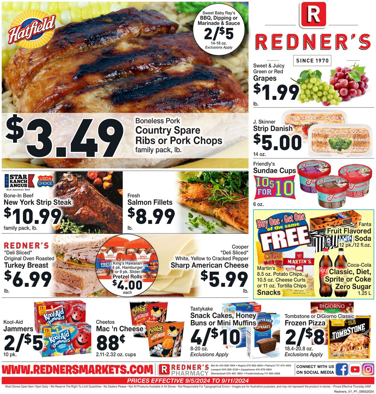 Weekly ad Redner's Markets 09/05/2024 - 09/11/2024