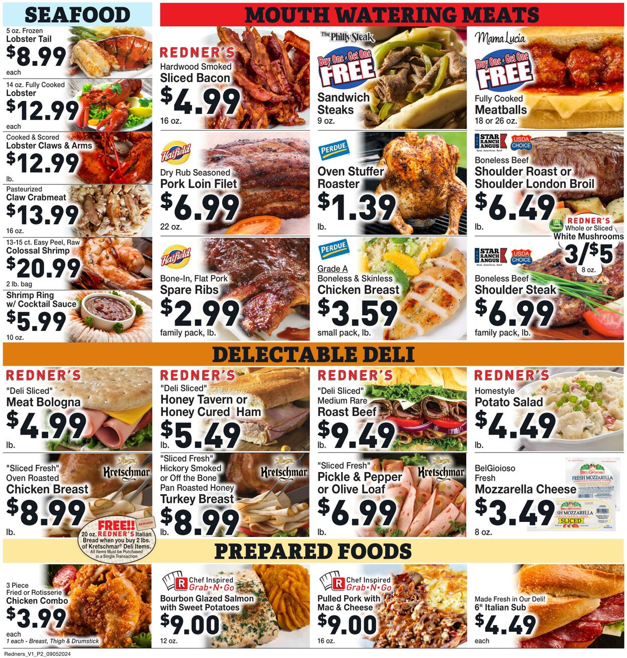 Weekly ad Redner's Markets 09/05/2024 - 09/11/2024