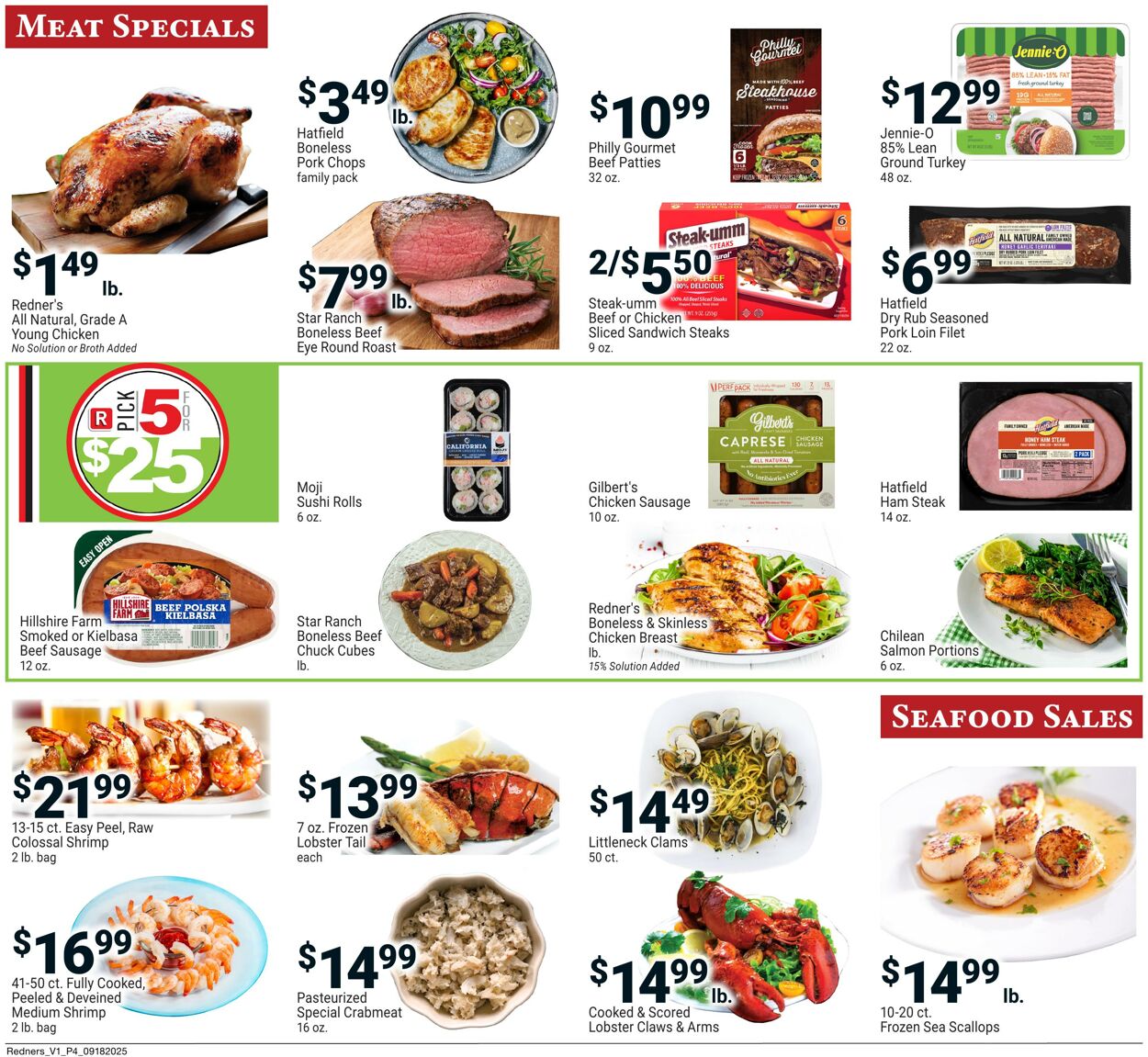 Weekly ad Redner's Markets 09/18/2025 - 09/24/2025