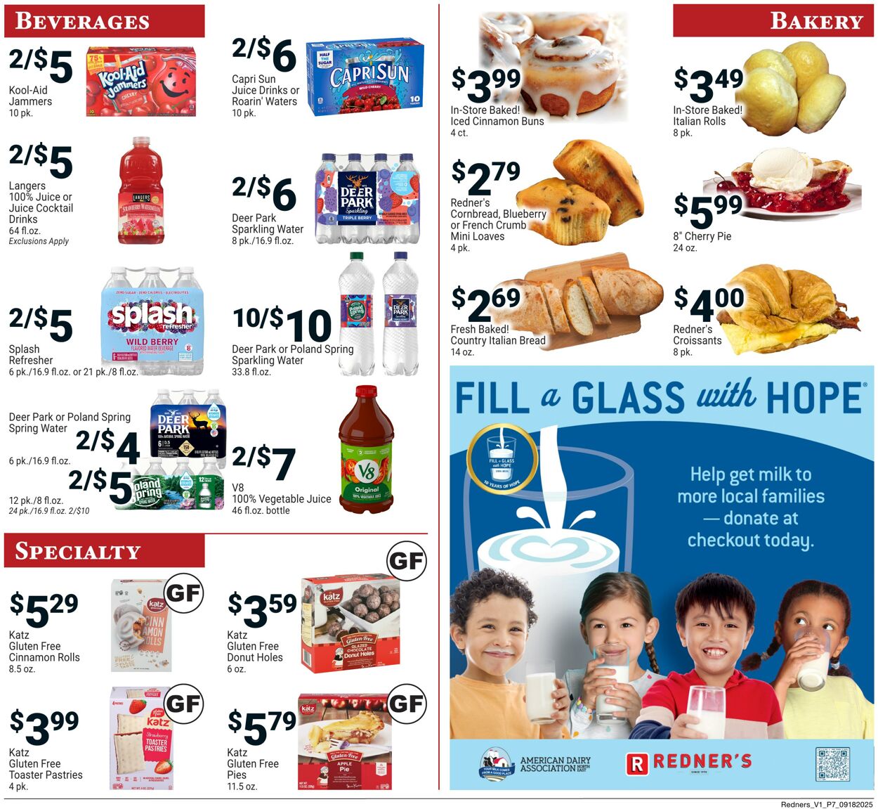 Weekly ad Redner's Markets 09/18/2025 - 09/24/2025