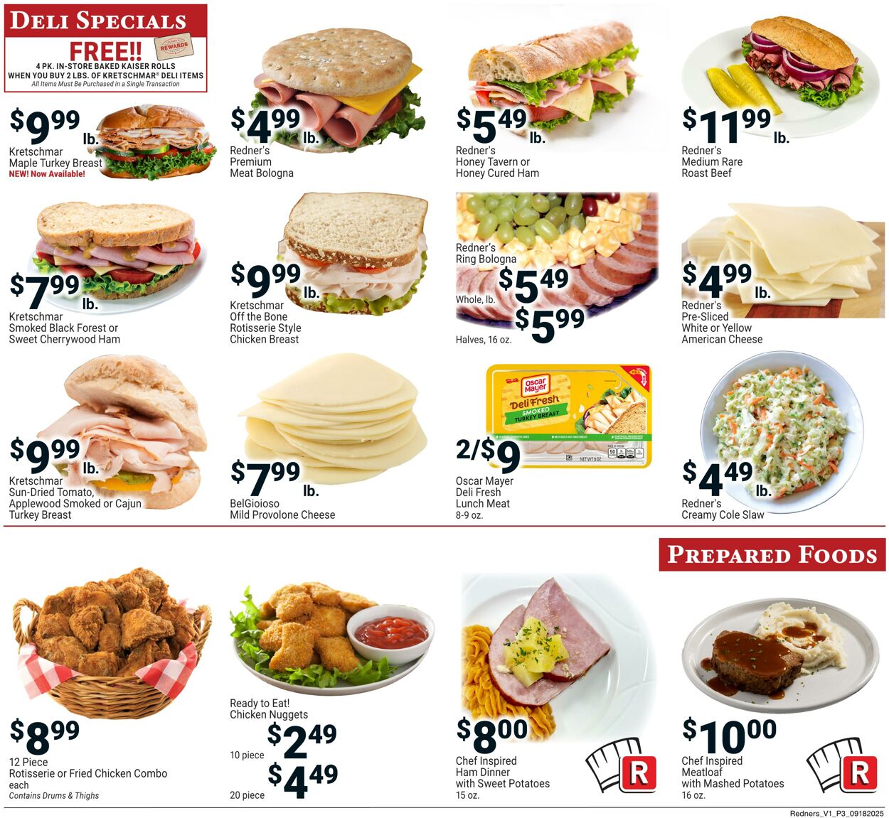 Weekly ad Redner's Markets 09/18/2025 - 09/24/2025