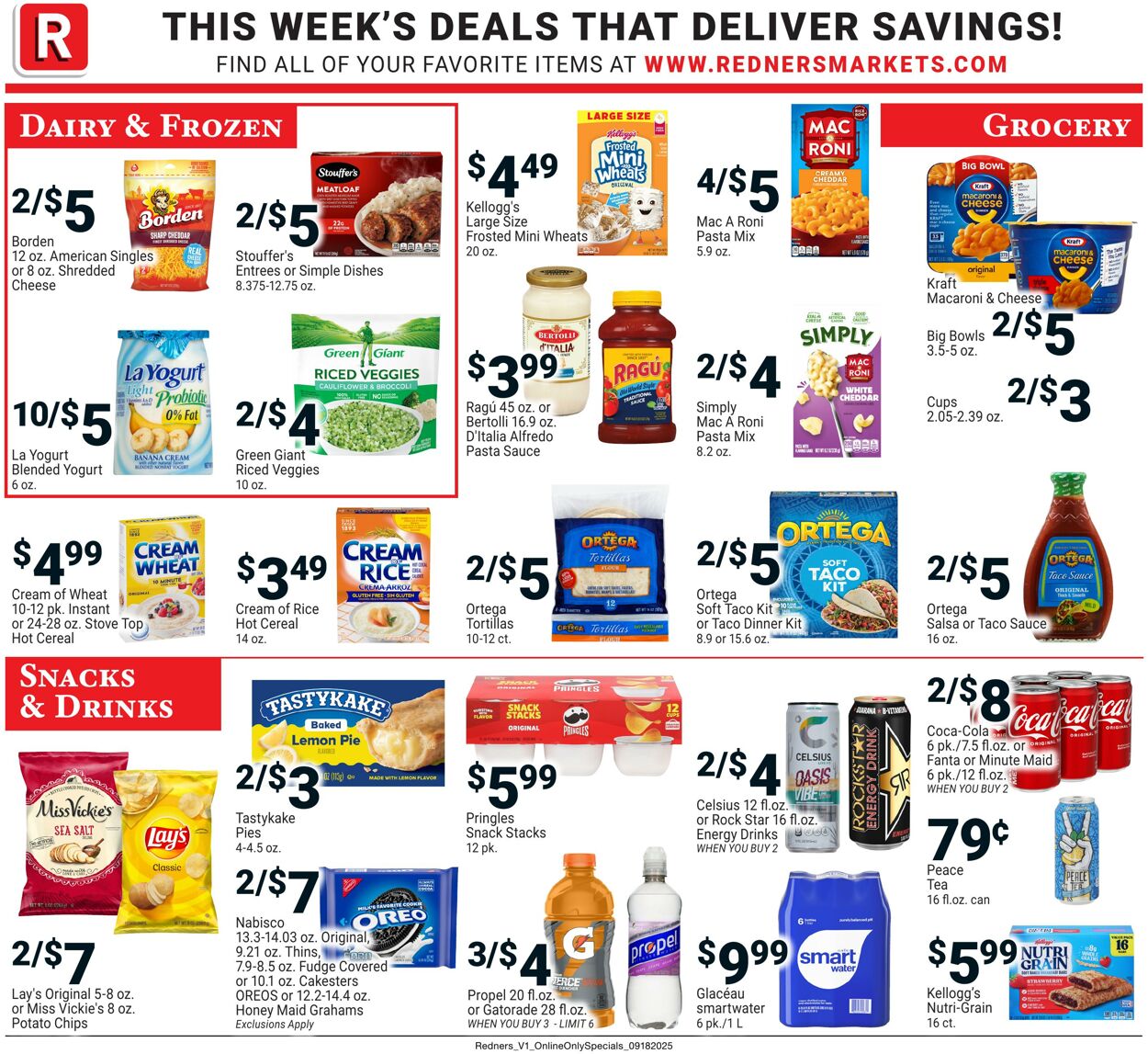 Weekly ad Redner's Markets 09/18/2025 - 09/24/2025