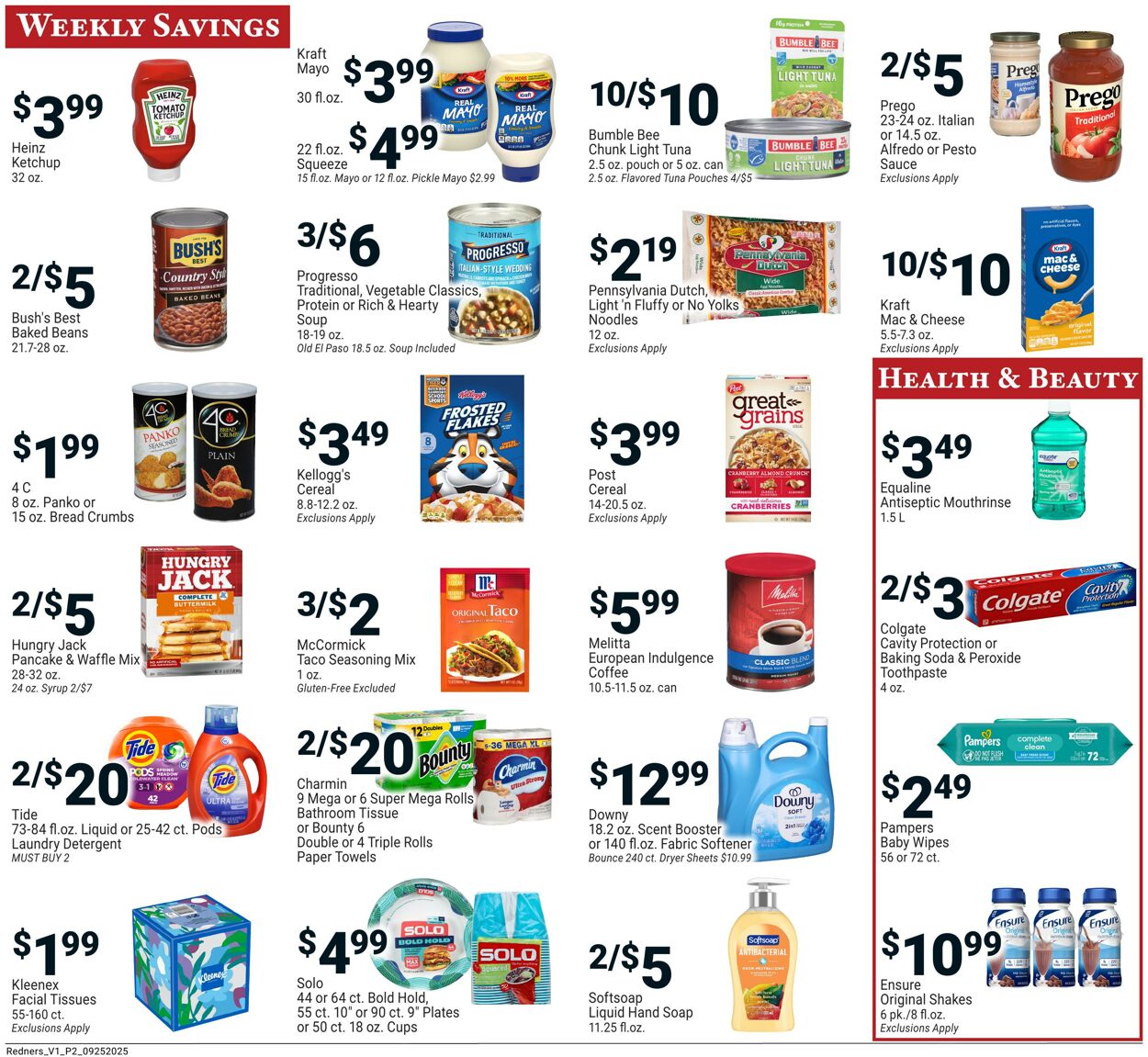Weekly ad Redner's Markets 09/25/2025 - 10/01/2025