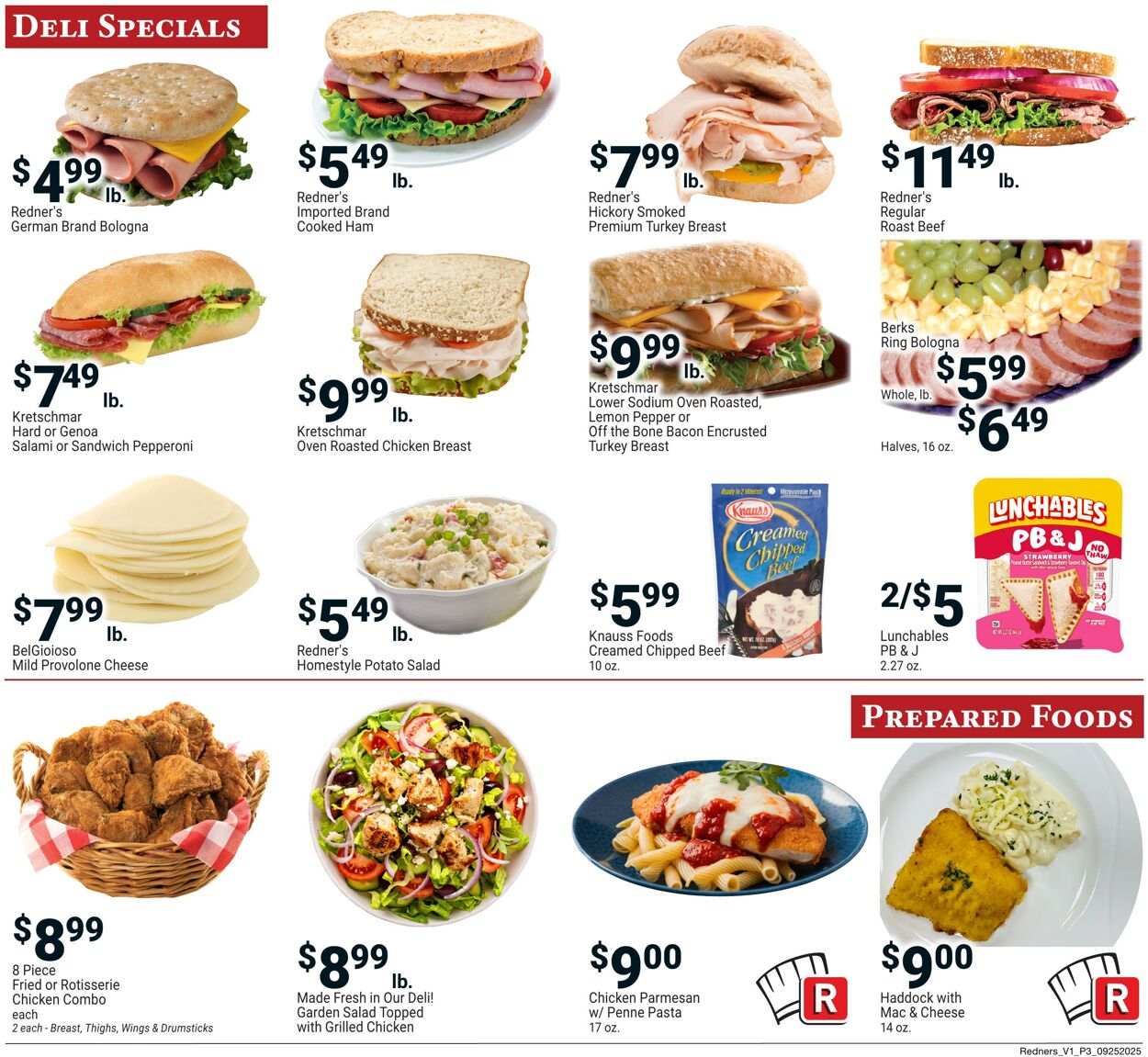 Weekly ad Redner's Markets 09/25/2025 - 10/01/2025