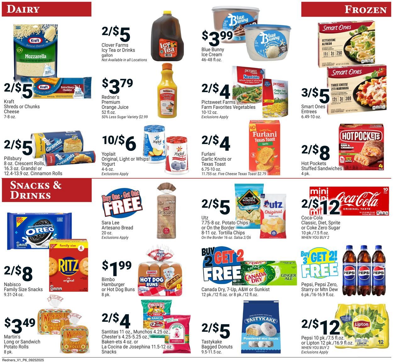 Weekly ad Redner's Markets 09/25/2025 - 10/01/2025