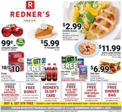 Weekly ad Redner's Markets 09/25/2025 - 10/01/2025