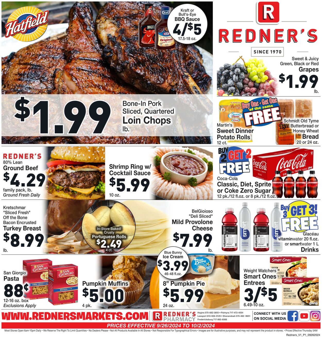 Weekly ad Redner's Markets 09/26/2024 - 10/02/2024