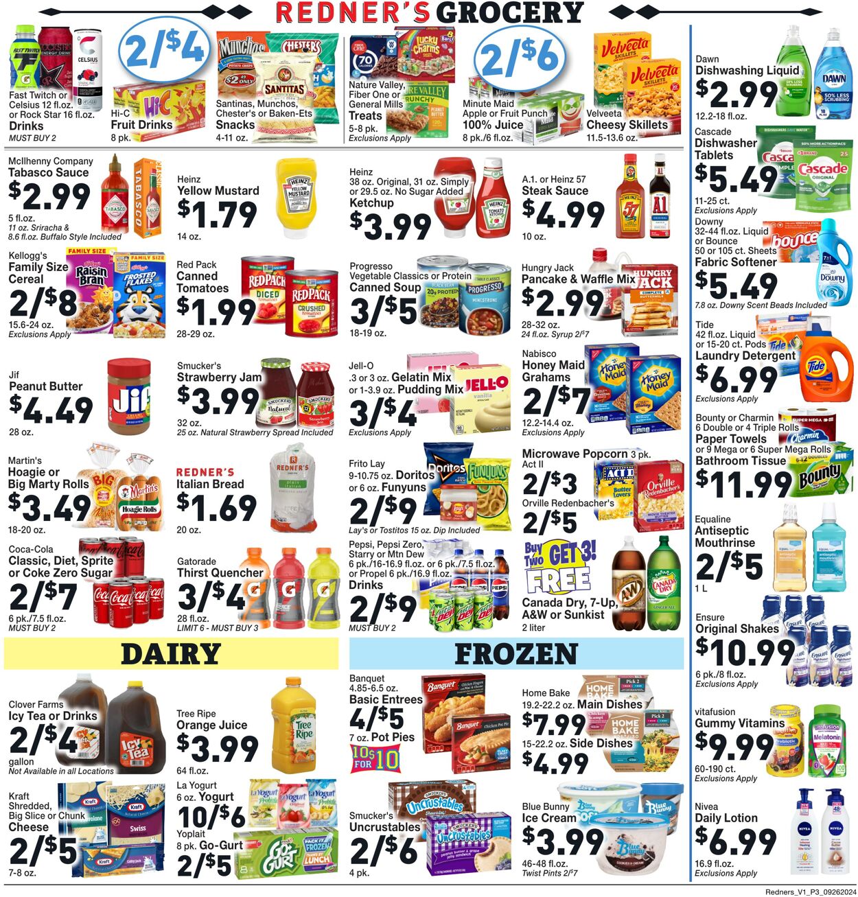 Weekly ad Redner's Markets 09/26/2024 - 10/02/2024