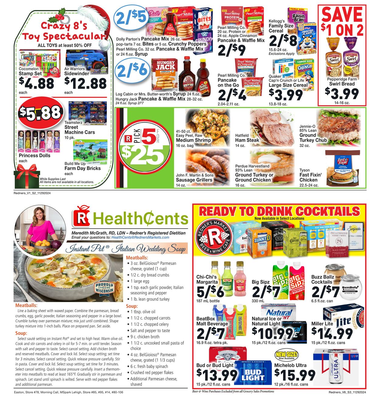 Weekly ad Redner's Markets 11/29/2024 - 12/04/2024