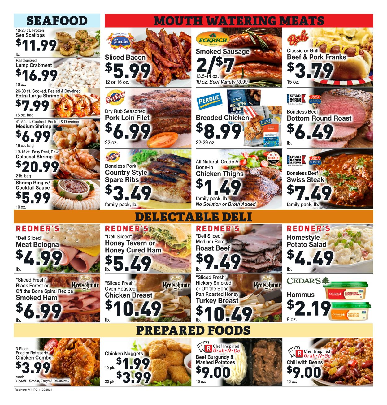 Weekly ad Redner's Markets 11/29/2024 - 12/04/2024