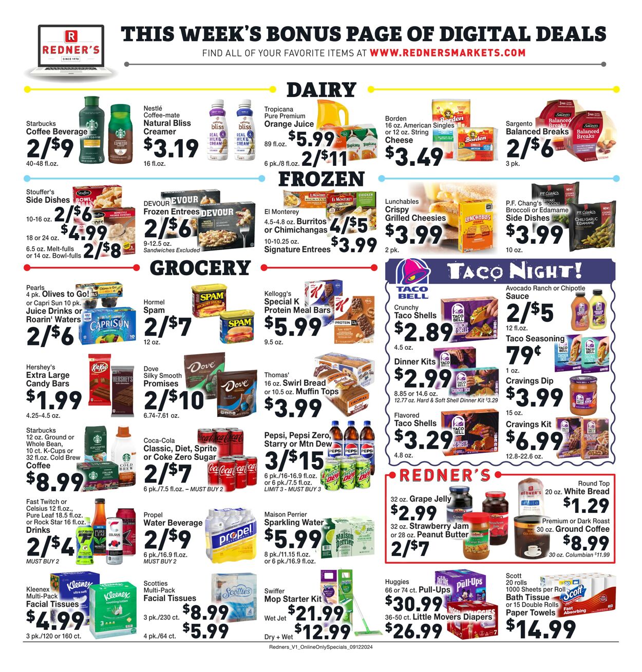 Weekly ad Redner's Markets 09/12/2024 - 09/18/2024