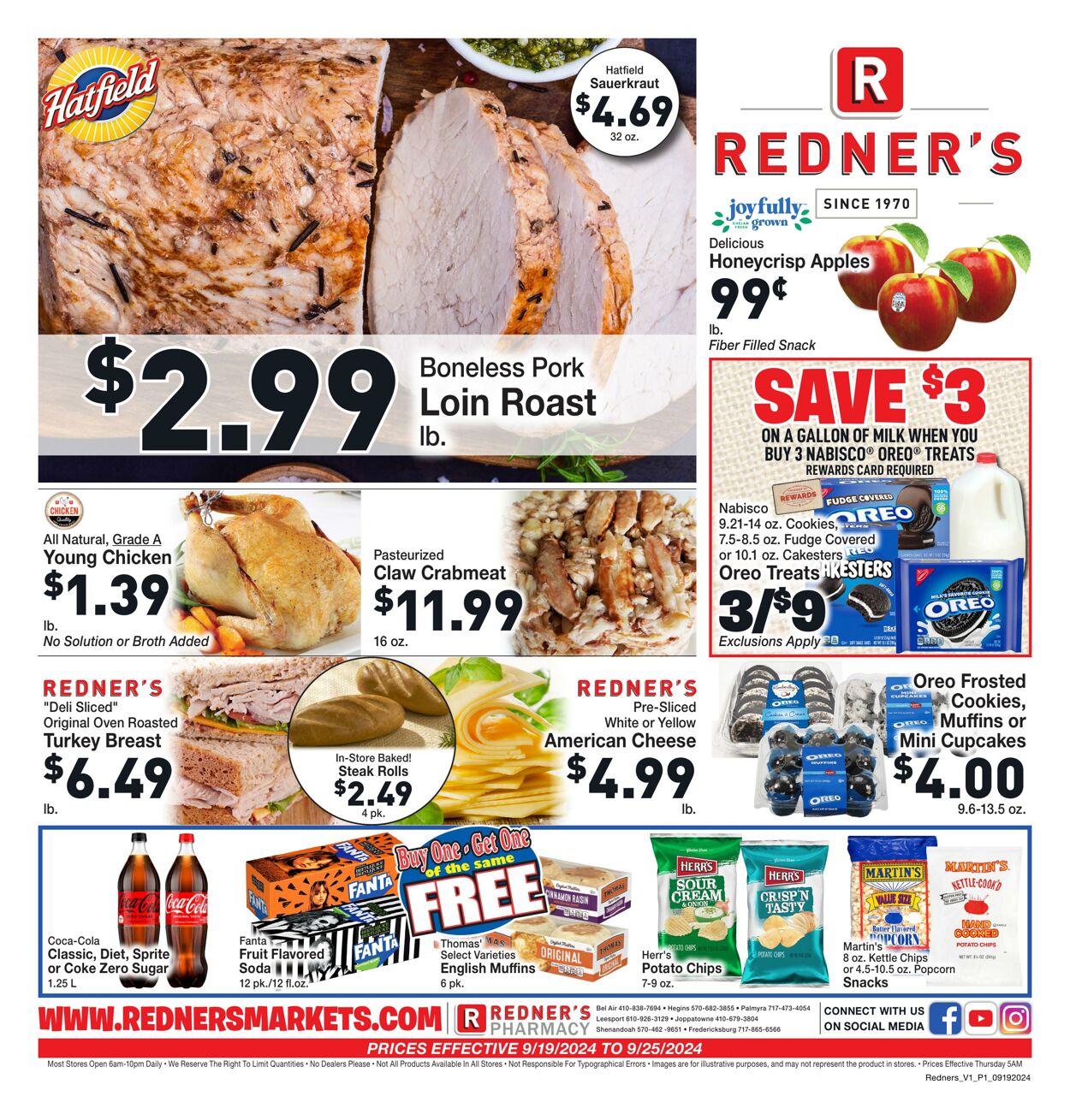 Weekly ad Redner's Markets 09/19/2024 - 09/25/2024