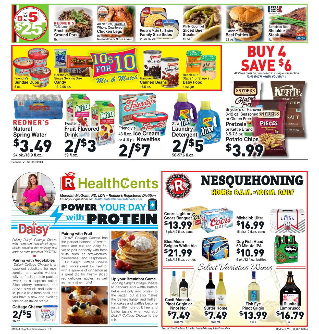 Weekly ad Redner's Markets 09/19/2024 - 09/25/2024