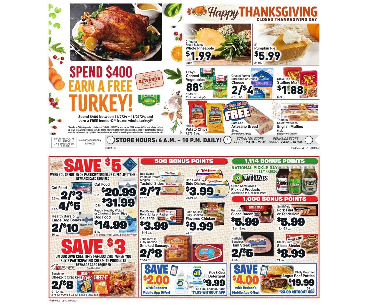 Weekly ad Redner's Markets 11/14/2024 - 11/20/2024