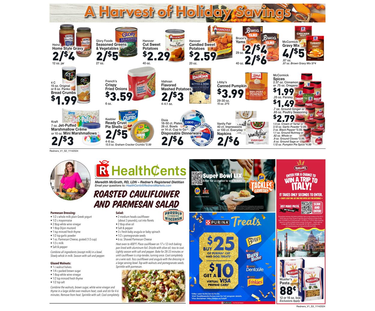 Weekly ad Redner's Markets 11/14/2024 - 11/20/2024