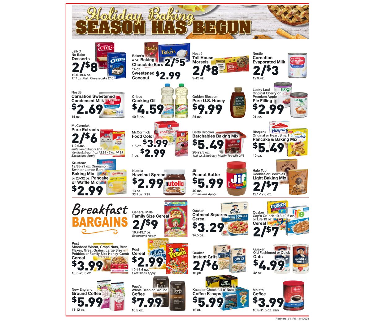 Weekly ad Redner's Markets 11/14/2024 - 11/20/2024