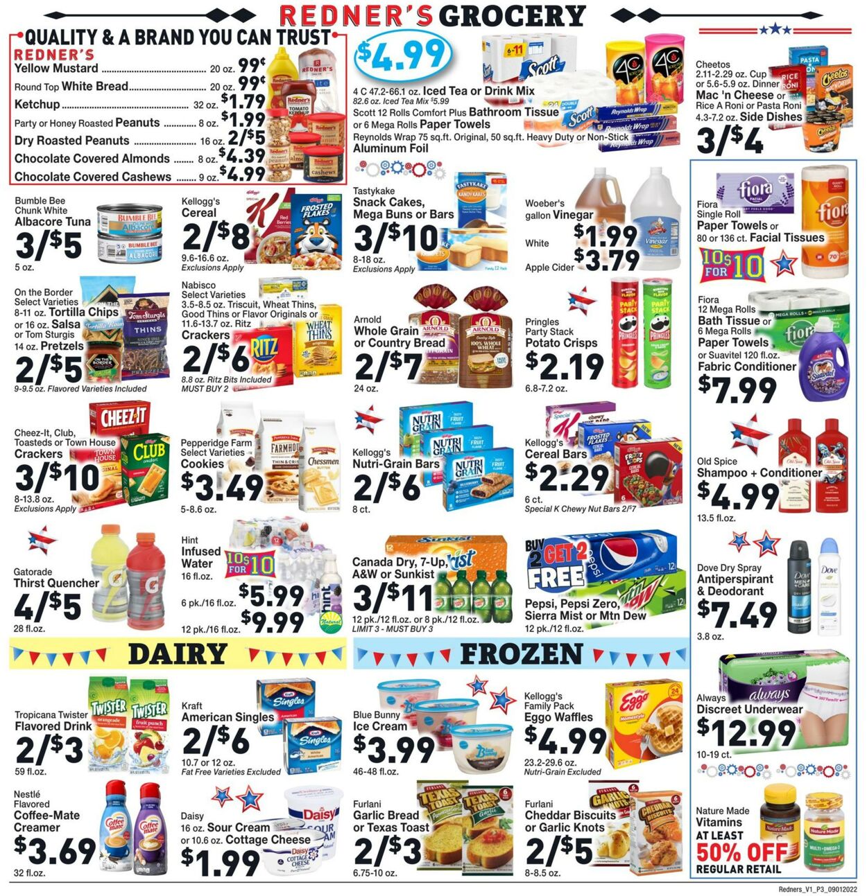 Weekly ad Redner's Markets 09/01/2022 - 09/07/2022