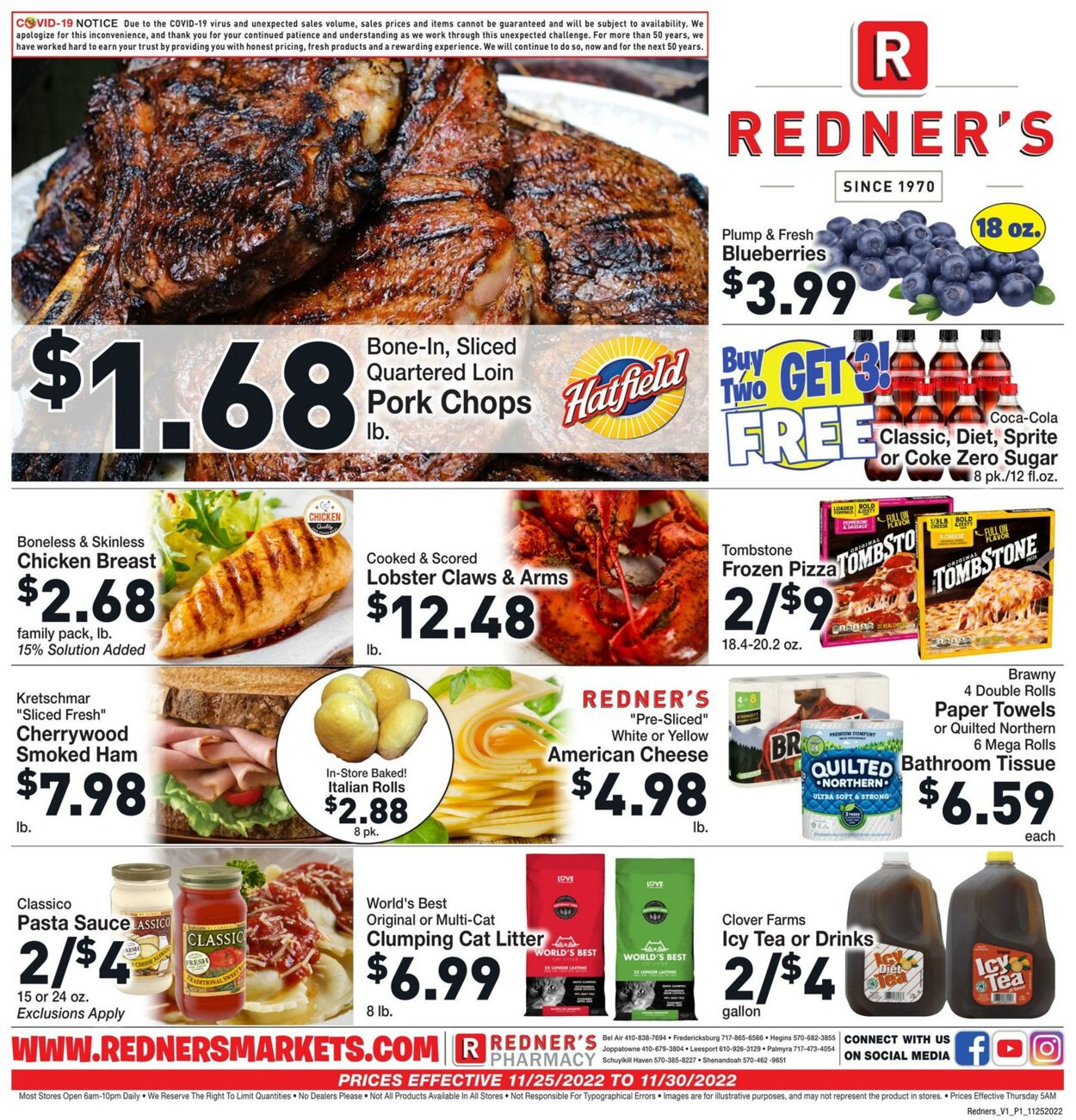 Weekly ad Redner's Markets 11/25/2022-11/30/2022