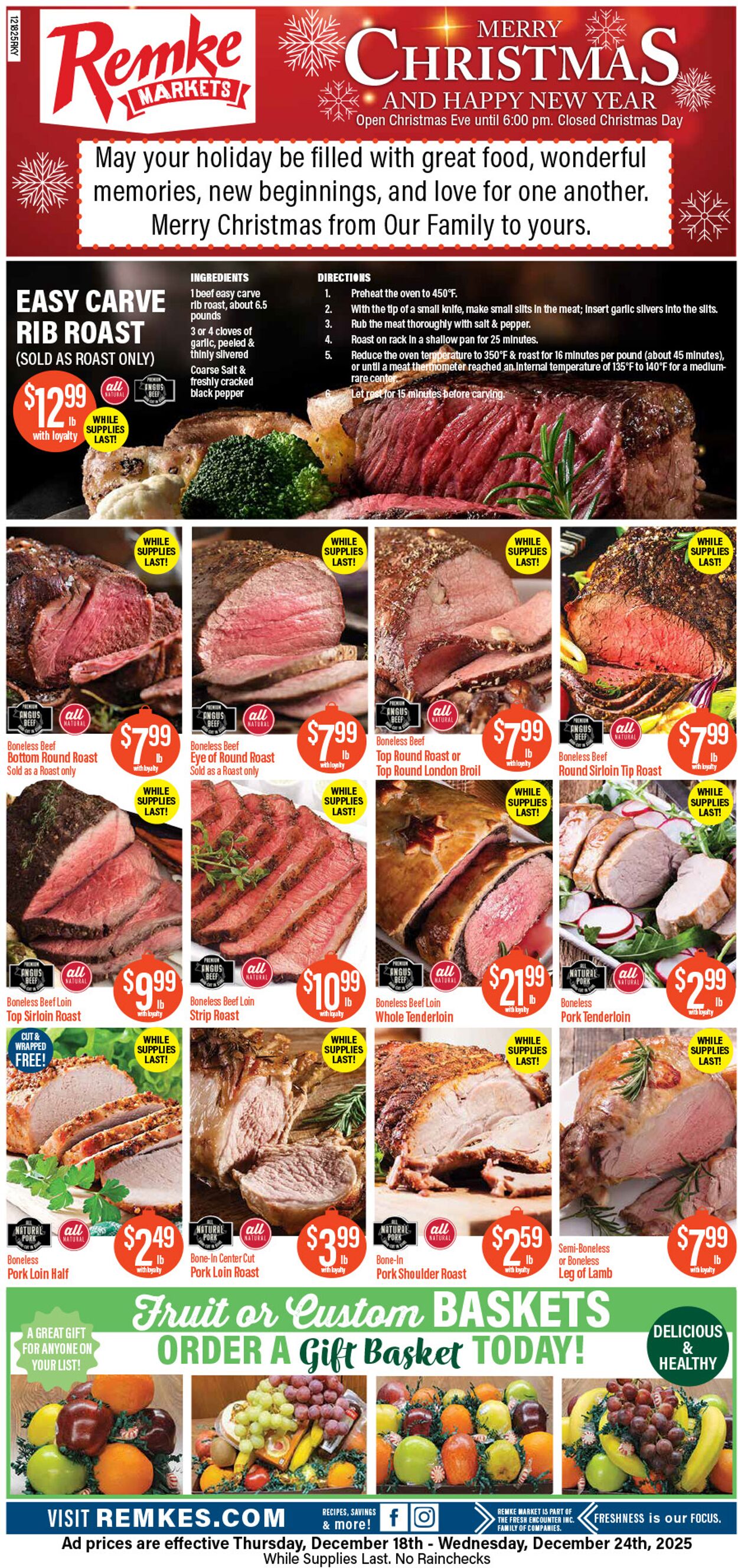 Weekly ad Remke Markets 12/18/2025 - 12/24/2025