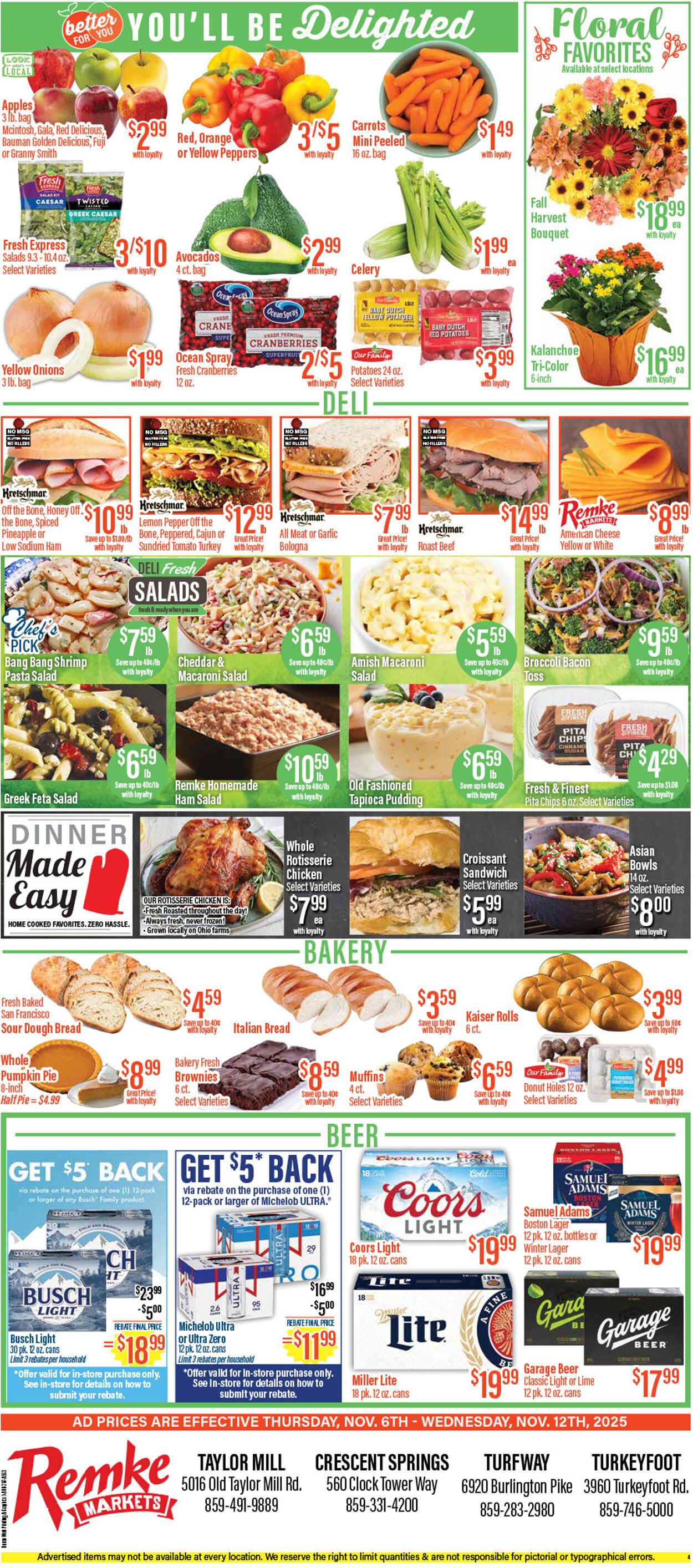 Weekly ad Remke Markets 11/06/2025 - 11/12/2025
