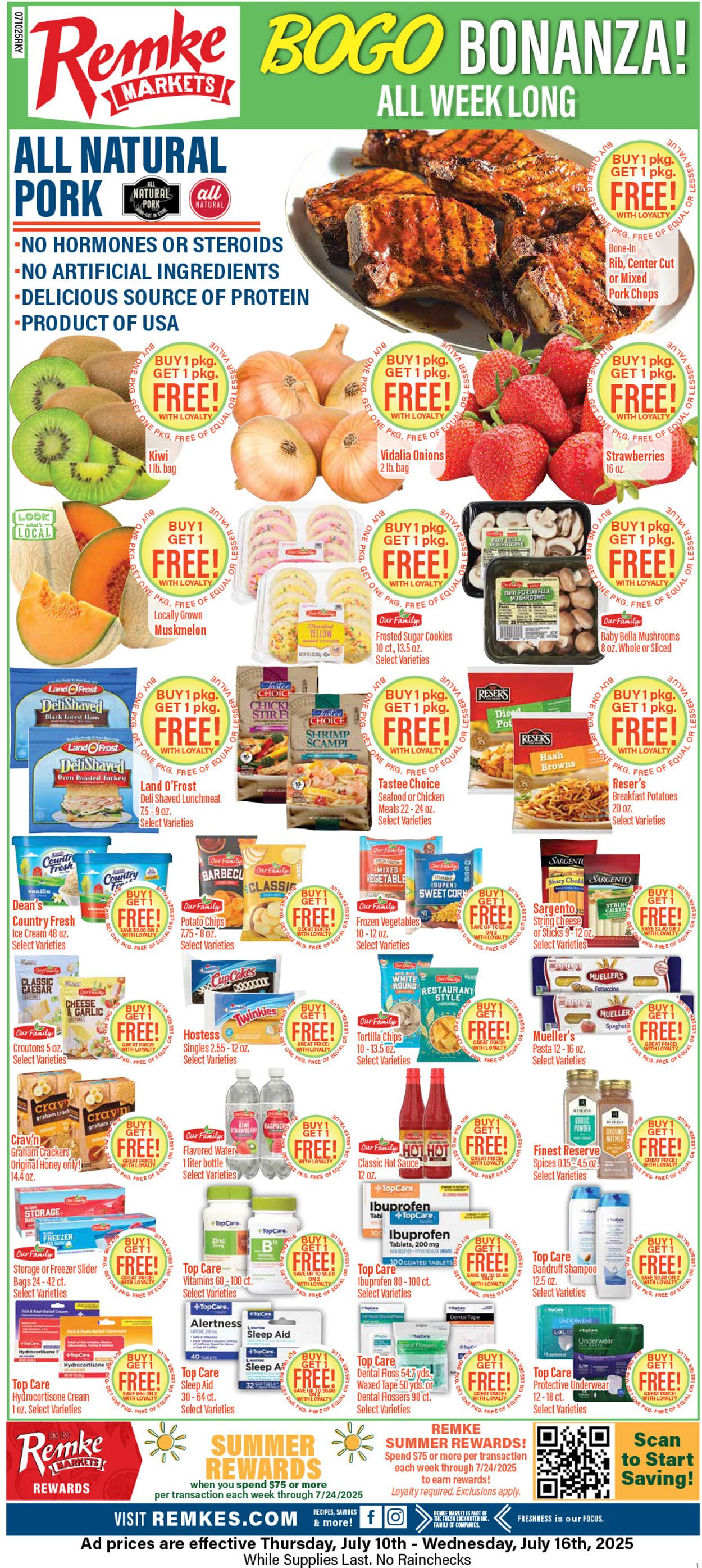 Weekly ad Remke Markets 07/10/2025 - 07/16/2025