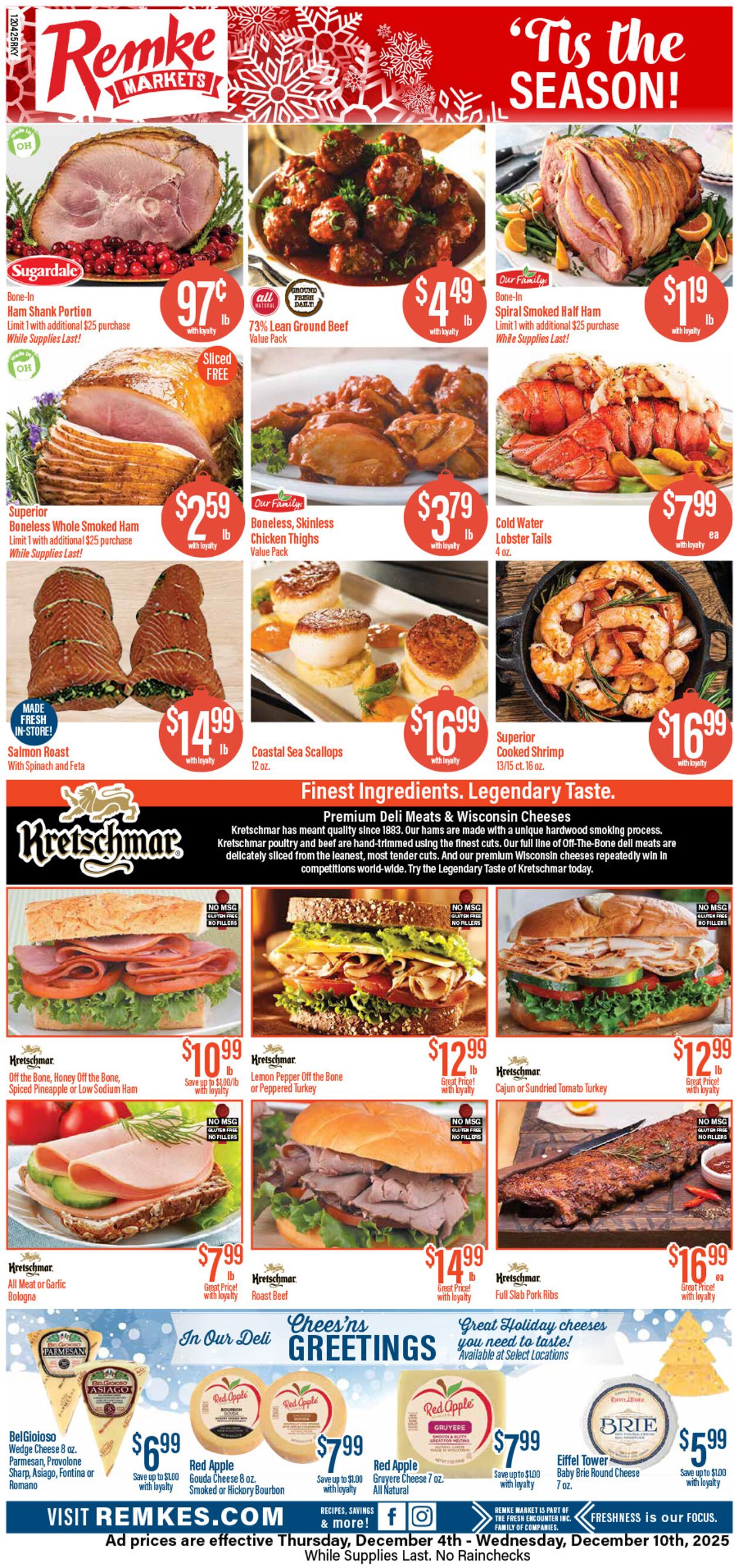 Weekly ad Remke Markets 12/04/2025 - 12/10/2025