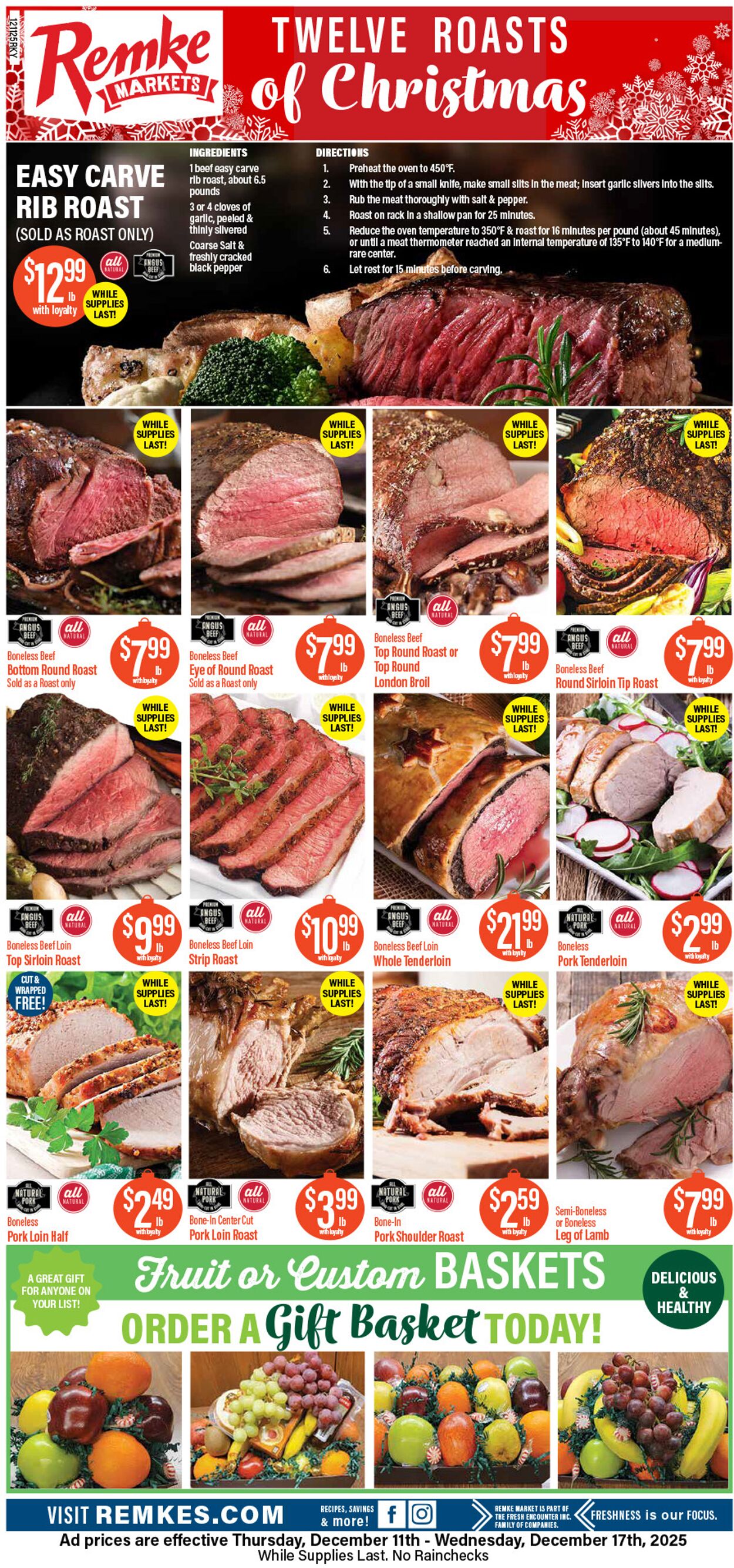 Weekly ad Remke Markets 12/11/2025 - 12/17/2025