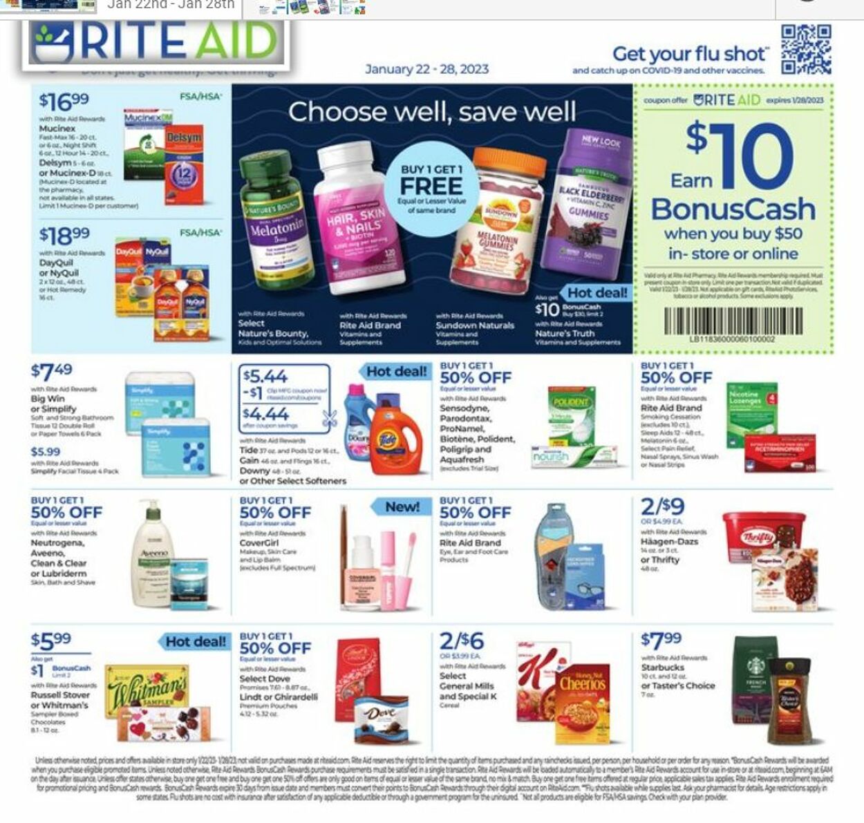 Weekly ad Rite Aid 01/22/2023 - 01/28/2023