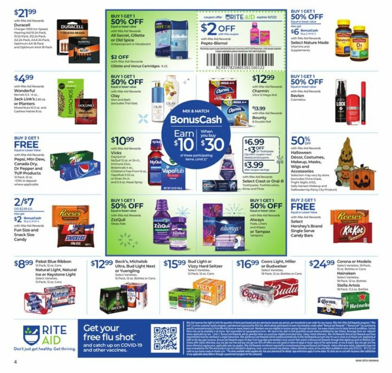 Weekly ad Rite Aid 12/25/2021 - 10/01/2022