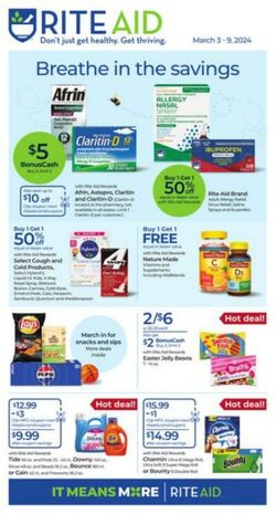 Weekly ad Rite Aid 03/20/2024 - 03/23/2024