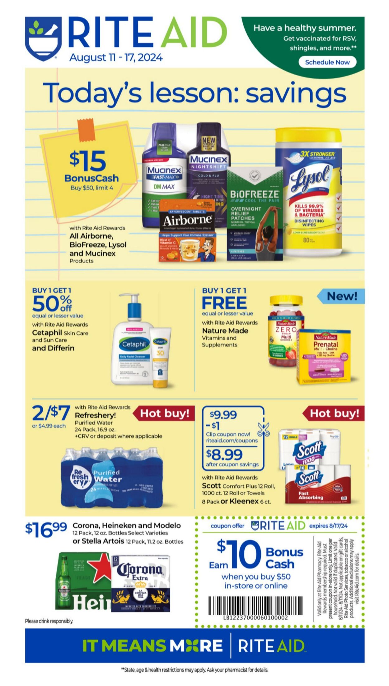 Weekly ad Rite Aid 08/11/2024 - 08/17/2024