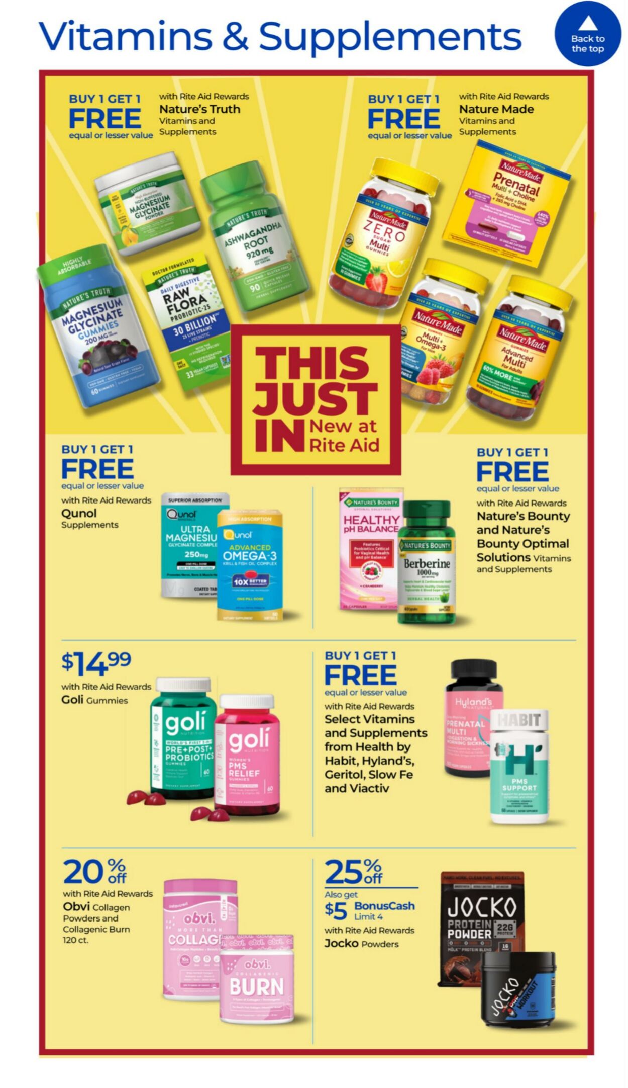 Weekly ad Rite Aid 08/11/2024 - 08/17/2024