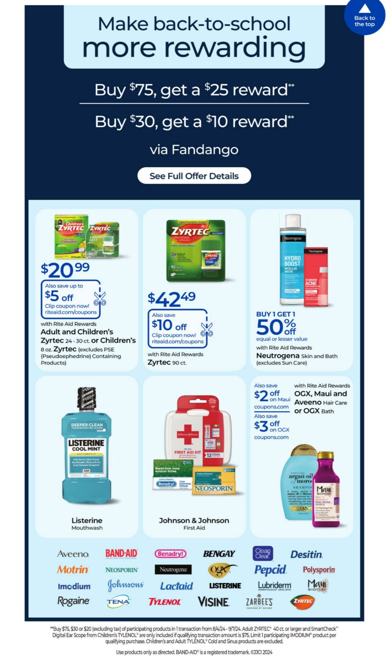 Weekly ad Rite Aid 08/11/2024 - 08/17/2024