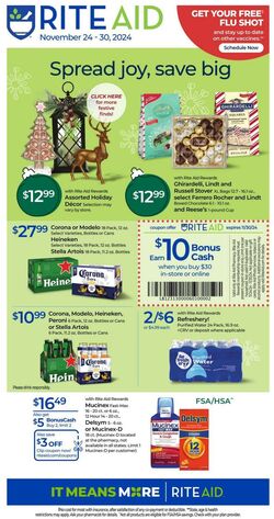 Weekly ad Rite Aid 11/24/2024 - 11/30/2024