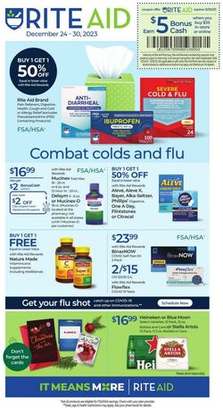 Weekly ad Rite Aid 12/24/2023 - 12/30/2023