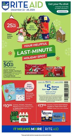 Weekly ad Rite Aid 12/22/2024 - 12/28/2024