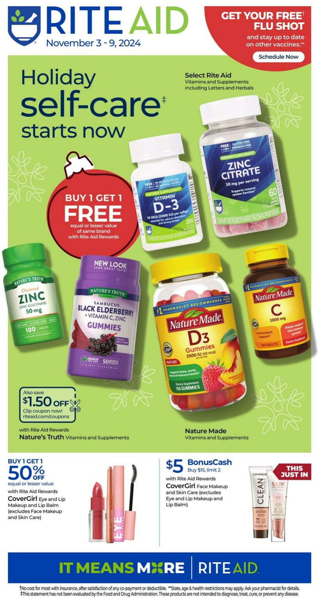 Weekly ad Rite Aid 11/03/2024 - 11/09/2024