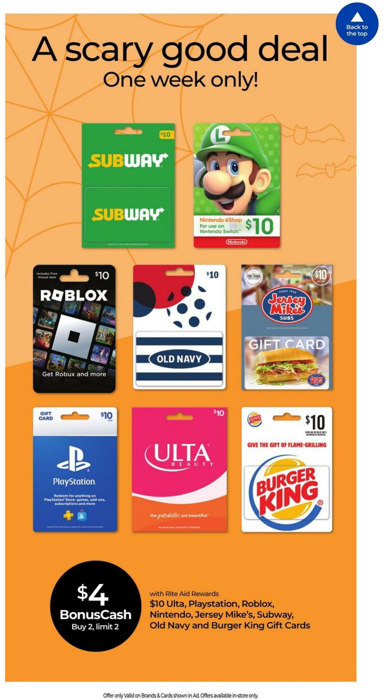 Weekly ad Rite Aid 10/27/2024 - 11/02/2024