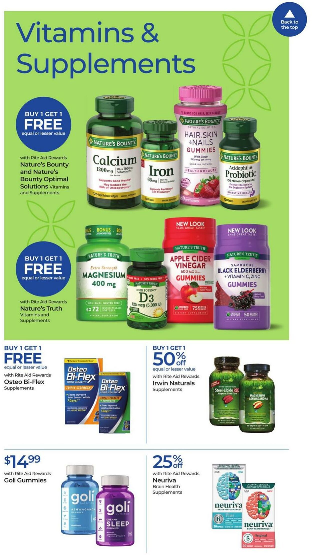 Weekly ad Rite Aid 07/14/2024 - 07/20/2024