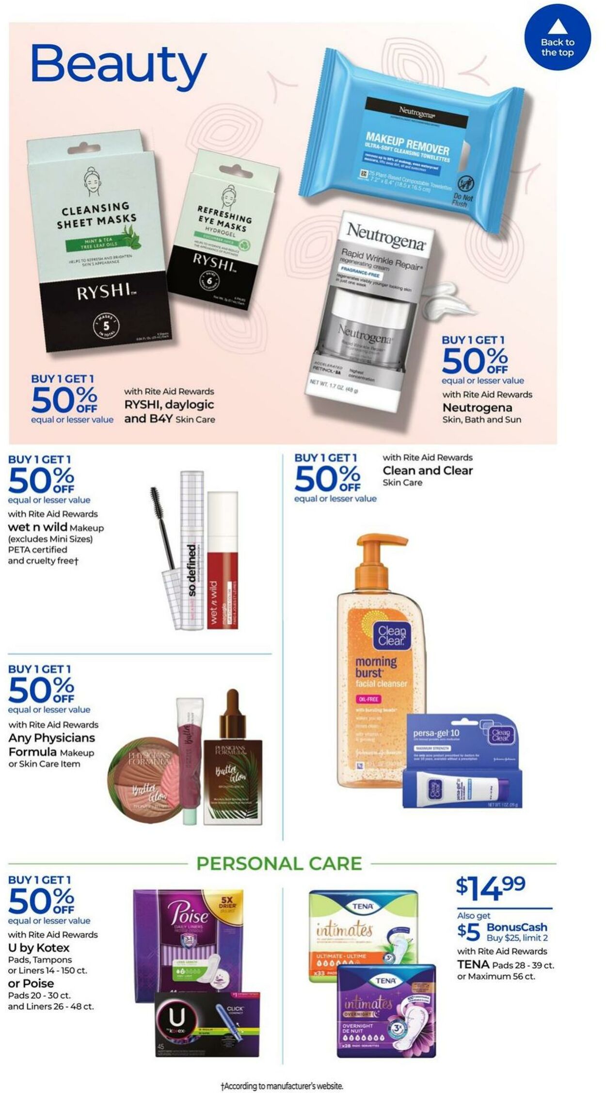 Weekly ad Rite Aid 09/15/2024 - 09/21/2024