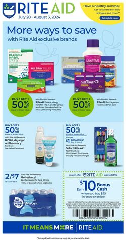 Weekly ad Rite Aid 09/24/2023 - 09/30/2023