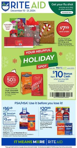 Weekly ad Rite Aid 12/15/2024 - 12/21/2024