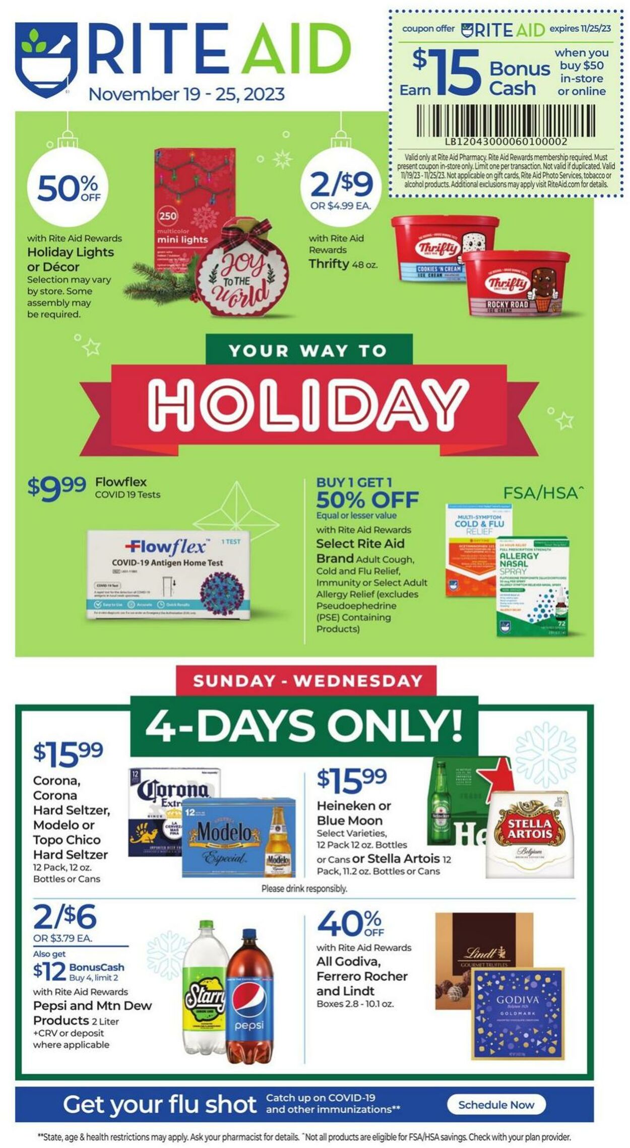 Weekly ad Rite Aid 11/19/2023 - 11/22/2023