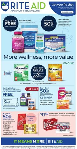 Weekly ad Rite Aid 01/28/2024 - 02/03/2024