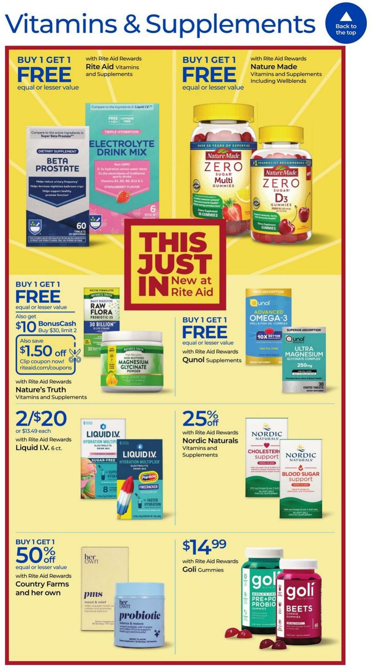 Weekly ad Rite Aid 09/08/2024 - 09/14/2024