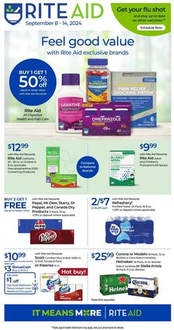 Weekly ad Rite Aid 09/08/2024 - 09/14/2024